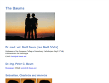 Tablet Screenshot of dr-baum.net